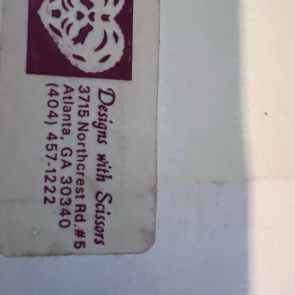 Vintage picture art children cut with scissors by Design with scissors  1985 - Picture 2 of 5